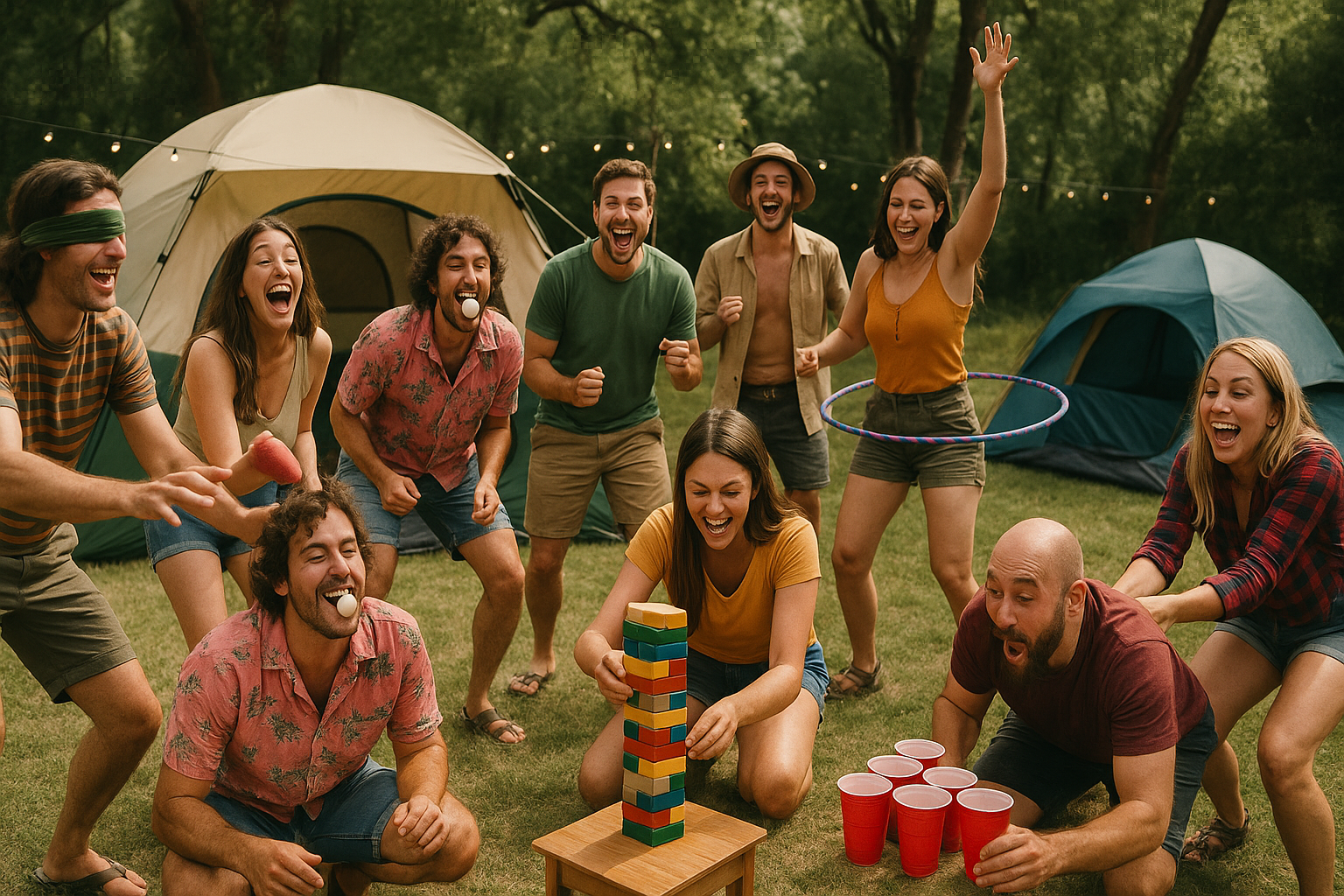 10 Camping Games for Naught Adults