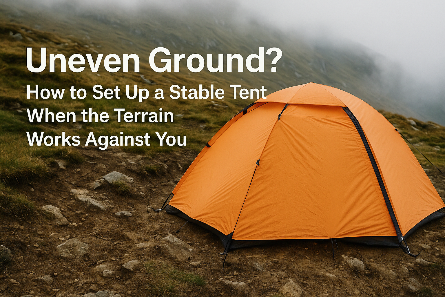 Uneven Ground? How to Set Up a Stable Tent When the Terrain Works Against You