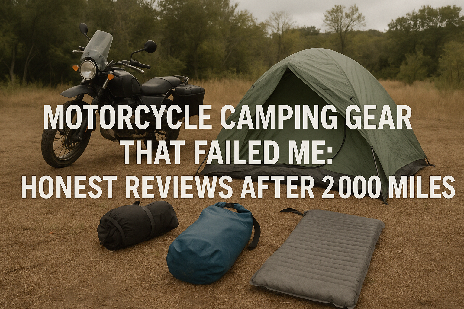 Motorcycle Camping Gear That Failed Me: Honest Reviews After 2,000 Miles