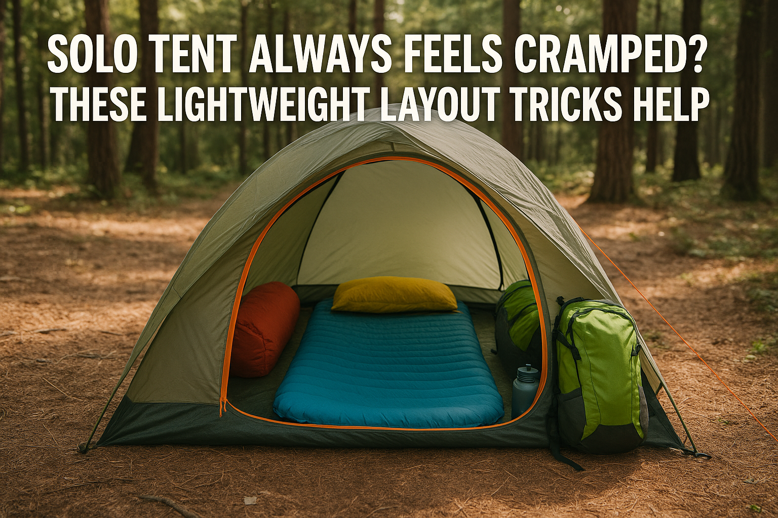 Solo Tent Always Feels Cramped? These Lightweight Layout Tricks Help