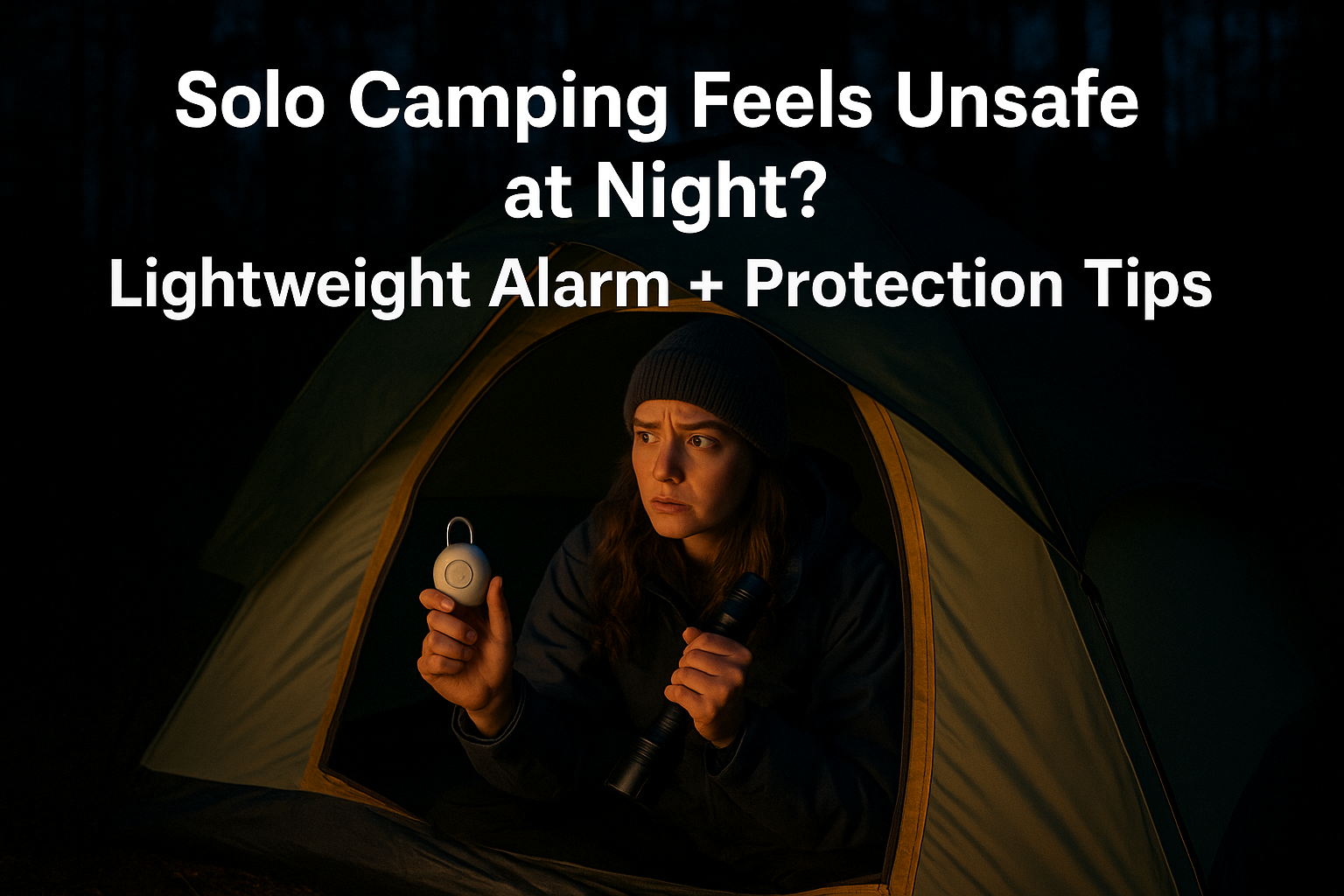 Solo Camping Feels Unsafe at Night? Lightweight Alarm + Protection Tips