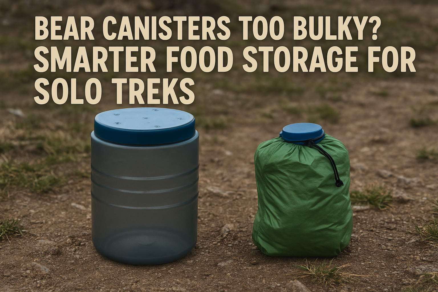 Bear Canisters Too Bulky? Smarter Food Storage for Solo Treks