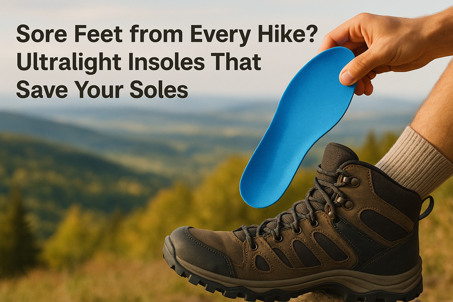 Sore Feet from Every Hike? Ultralight Insoles That Save Your Soles