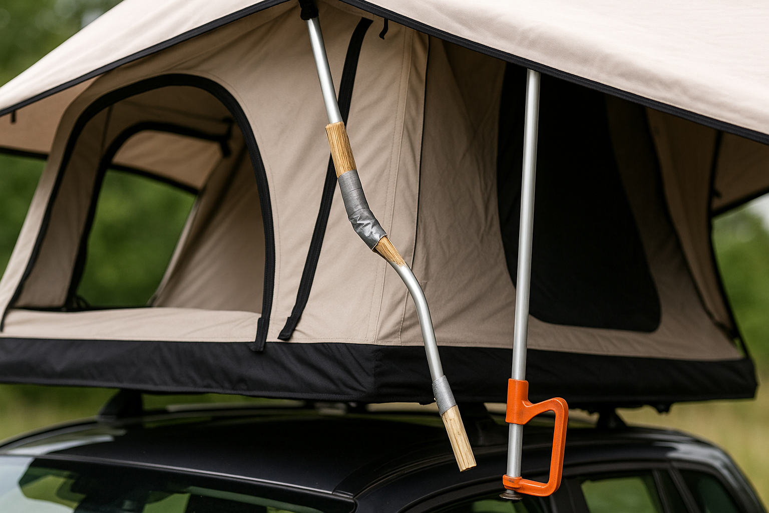 Rooftop Tent Poles Bent or Snapped? Smart Repairs With What You Have on Hand