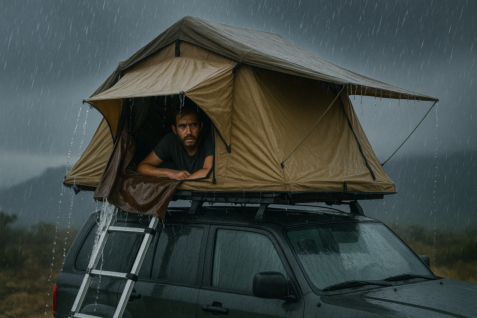 Woke Up Soaked in Your Rooftop Tent? Unconventional Waterproofing Methods for Wild Weather
