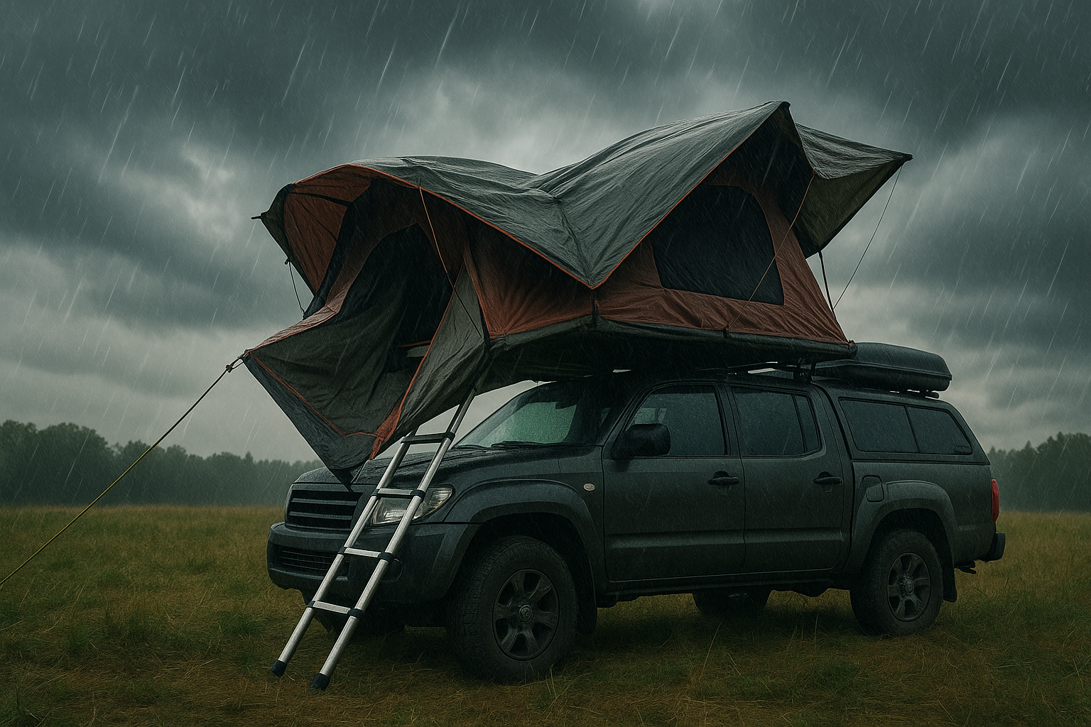 Rooftop Tent Collapsing in a Storm? Field-Tested Anchoring Tricks That Actually Hold