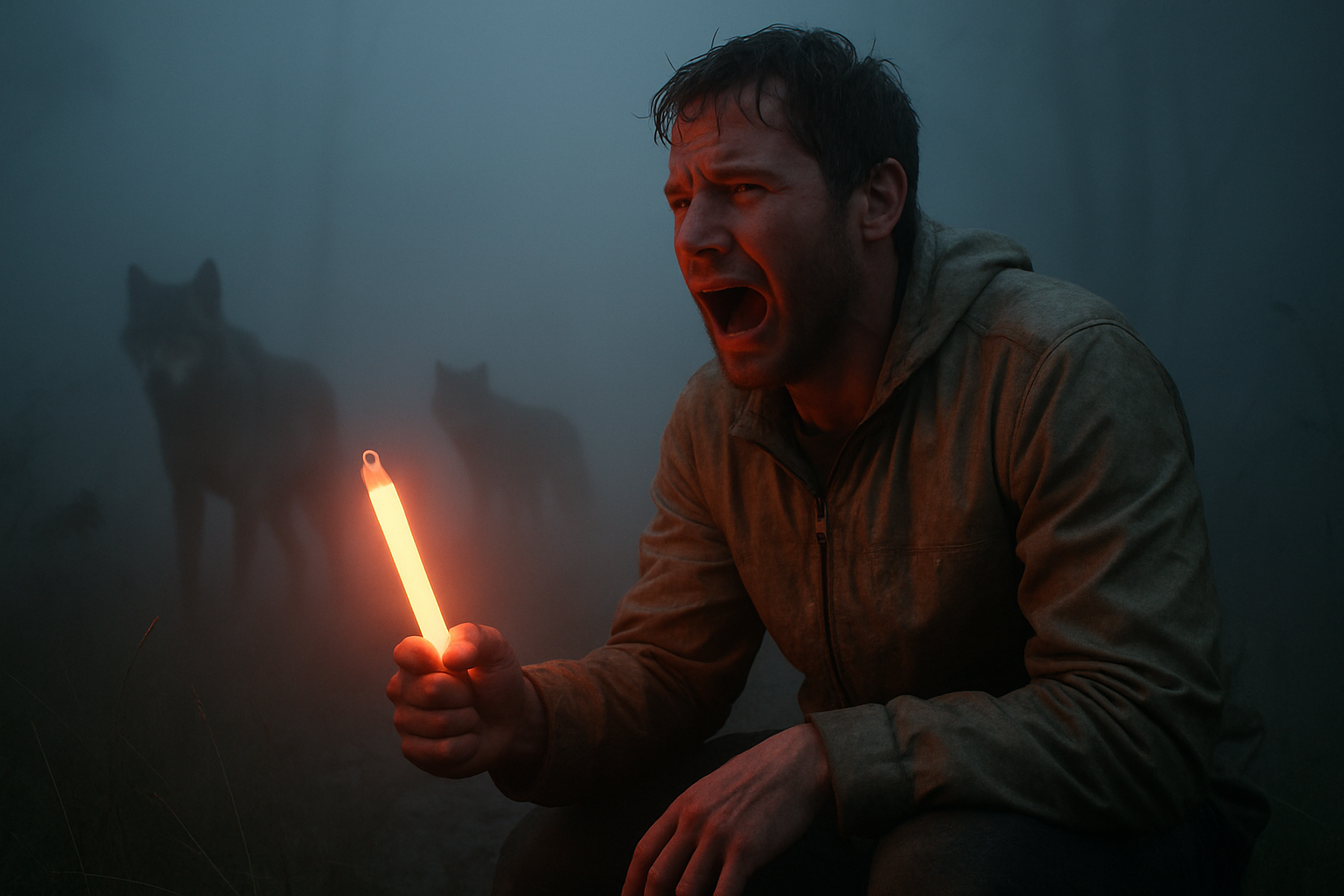 Trapped in Dense Fog with Predators Nearby? Emergency Glow Sticks That Will Save Your Life