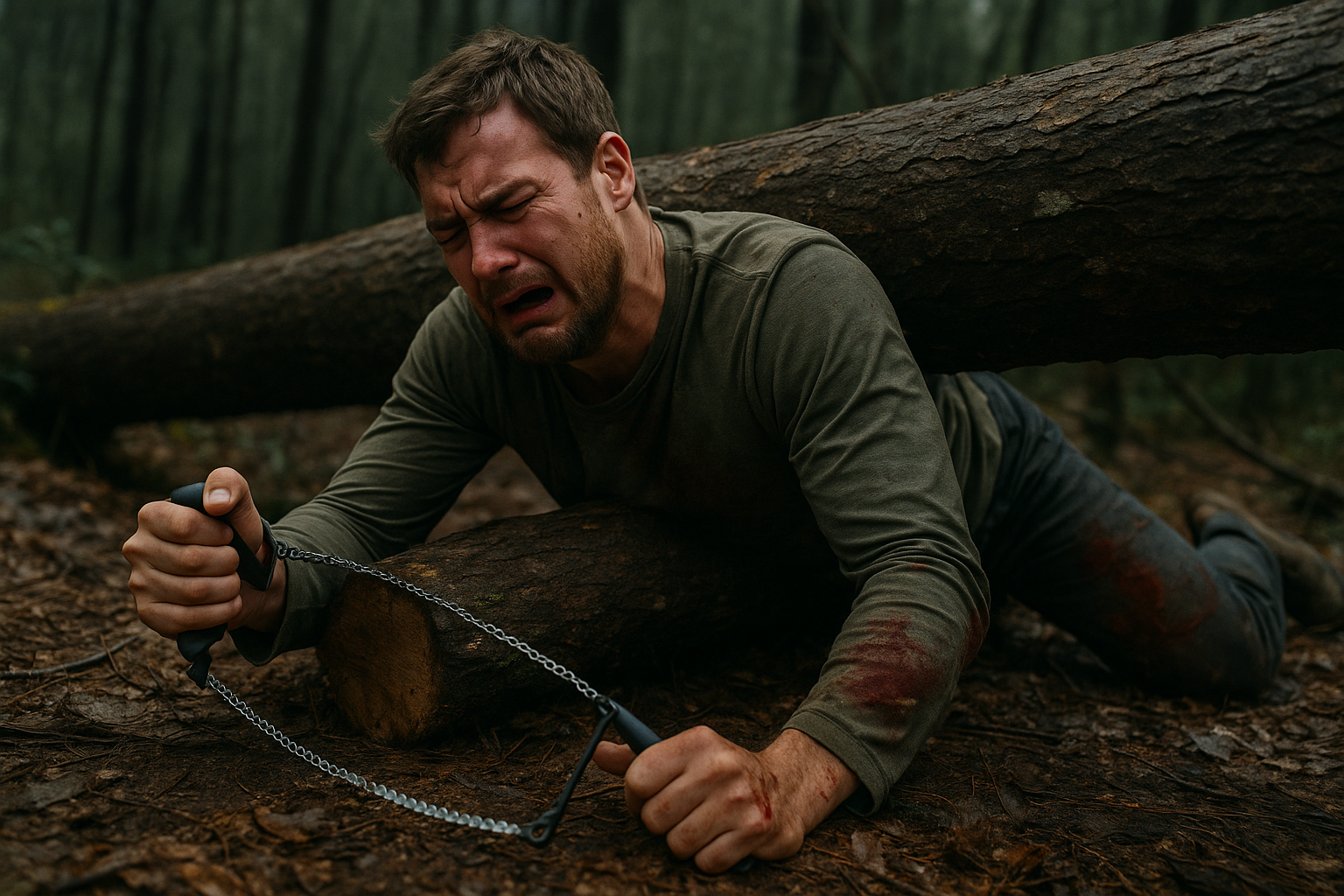 Crushed by a Fallen Tree? Pocket Chainsaws That Slash Through Obstacles