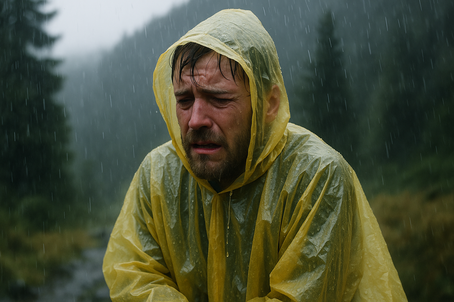 Drenched and Freezing? Emergency Ponchos with Hood That Could Save Your Life