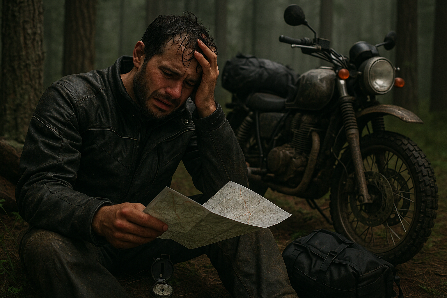 Best Off-Grid Navigation Gear for Motorcycle Campers When GPS Fails