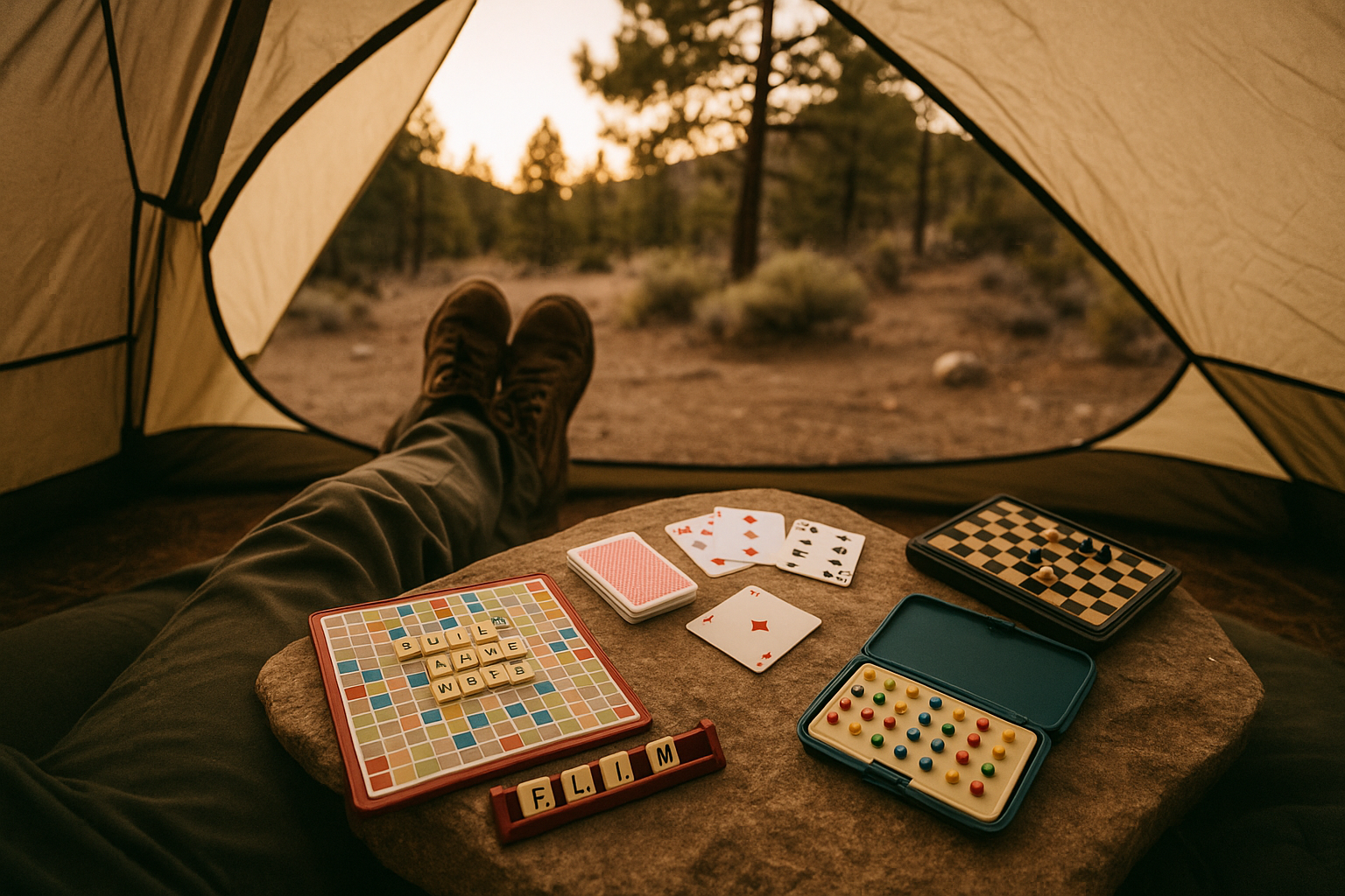 Best Compact Board Games for Minimalist Campers with No Space