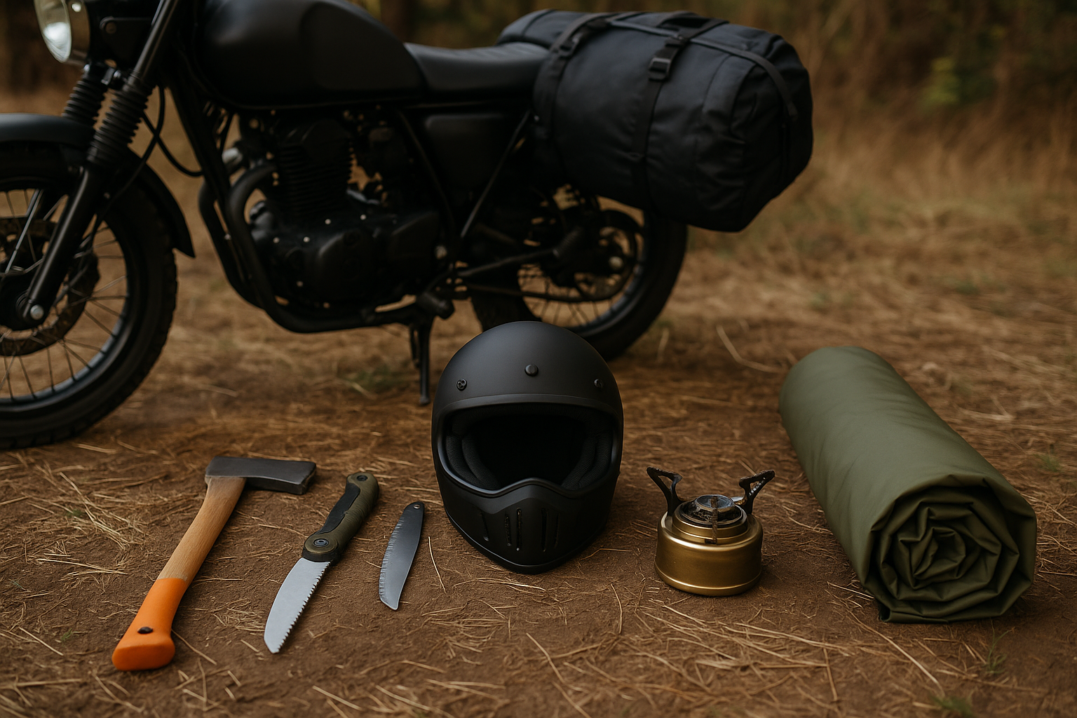 The Only 5 Tools You Need for Motorcycle Camping